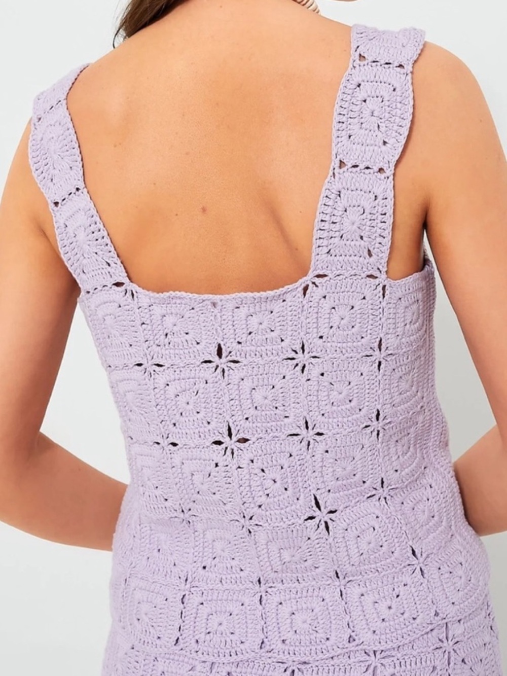 Tuckernuck Hyacinth House Lilac Lavendar Crotchet Cory Tank NWT Size Small - Picture 3 of 12